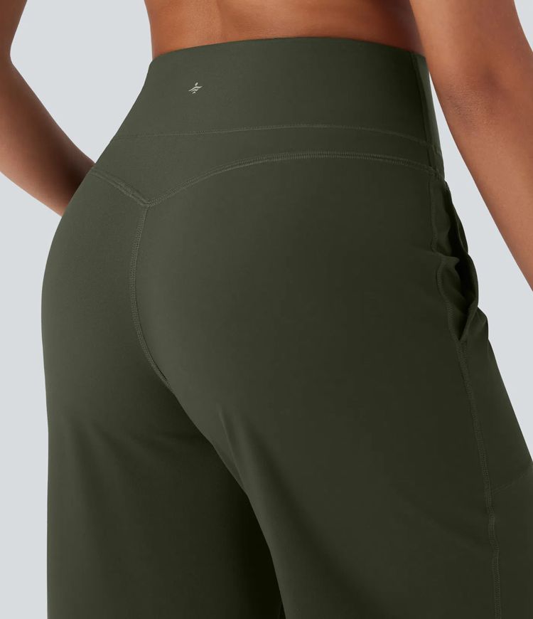Halara UltraSculpt™ SoCinched High Waist Tummy Control Gerade Yoga-Hose mit Taschen Halara UltraSculpt™ SoCinched High Waist Tummy Control Gerade Yoga-Hose mit Taschen