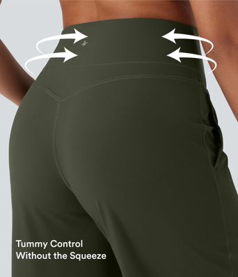Halara UltraSculpt™ SoCinched High Waist Tummy Control Gerade Yoga-Hose mit Taschen Halara UltraSculpt™ SoCinched High Waist Tummy Control Gerade Yoga-Hose mit Taschen