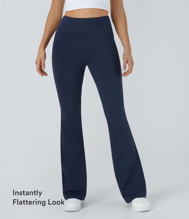 Leggings de yoga de cintura alta con bolsillos