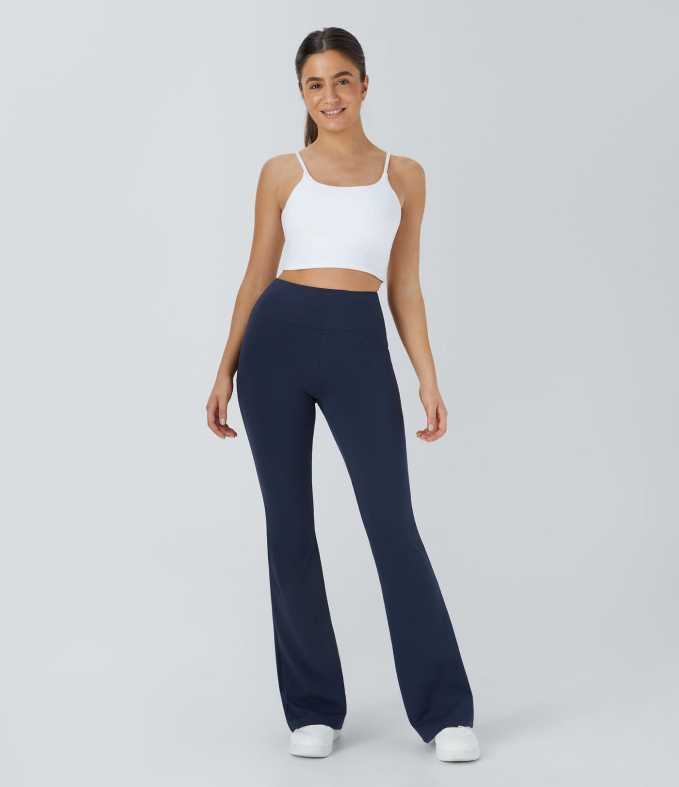Leggings de yoga de cintura alta con bolsillos