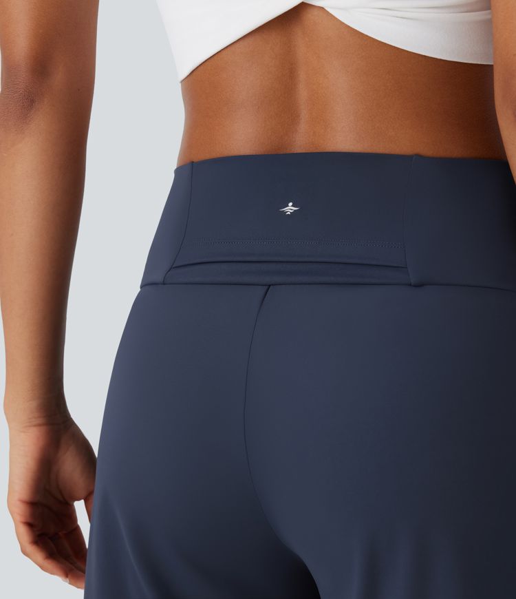 Softlyzero™ Airy Bermuda de yoga taille haute avec poches multiples et toucher frais