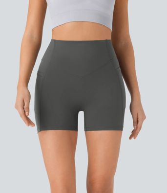Halara UltraSculpt™ - Formende Workout-Shorts mit hohem Bund, Seitentaschen, Booty-Scrunch und Bauchkontrolle - 12,7 cm Halara UltraSculpt™ - Formende Workout-Shorts mit hohem Bund, Seitentaschen, Booty-Scrunch und Bauchkontrolle - 12,7 cm