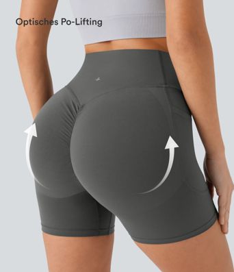 Halara UltraSculpt™ - Formende Workout-Shorts mit hohem Bund, Seitentaschen, Booty-Scrunch und Bauchkontrolle - 12,7 cm Halara UltraSculpt™ - Formende Workout-Shorts mit hohem Bund, Seitentaschen, Booty-Scrunch und Bauchkontrolle - 12,7 cm