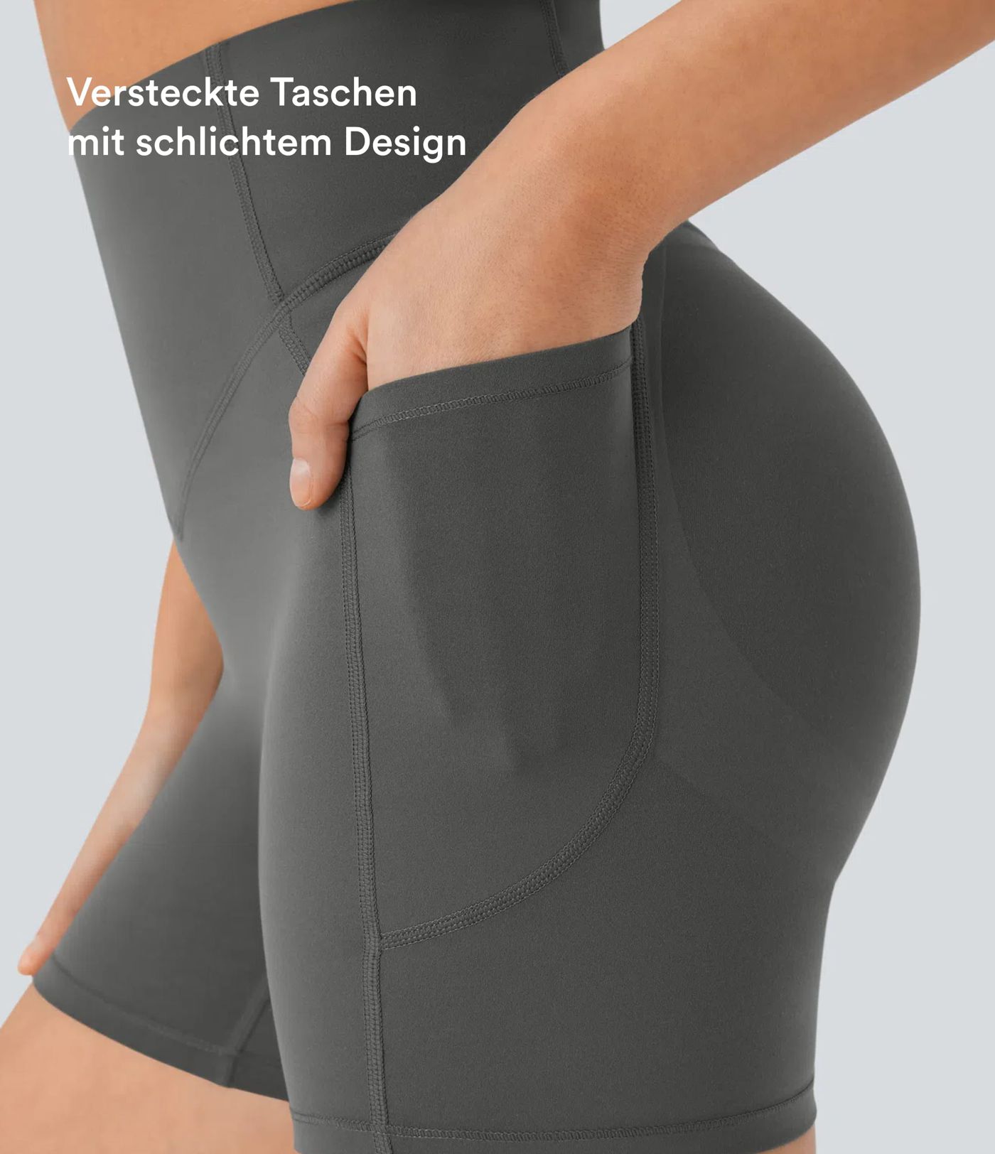 Halara UltraSculpt™ - Formende Workout-Shorts mit hohem Bund, Seitentaschen, Booty-Scrunch und Bauchkontrolle - 12,7 cm Halara UltraSculpt™ - Formende Workout-Shorts mit hohem Bund, Seitentaschen, Booty-Scrunch und Bauchkontrolle - 12,7 cm