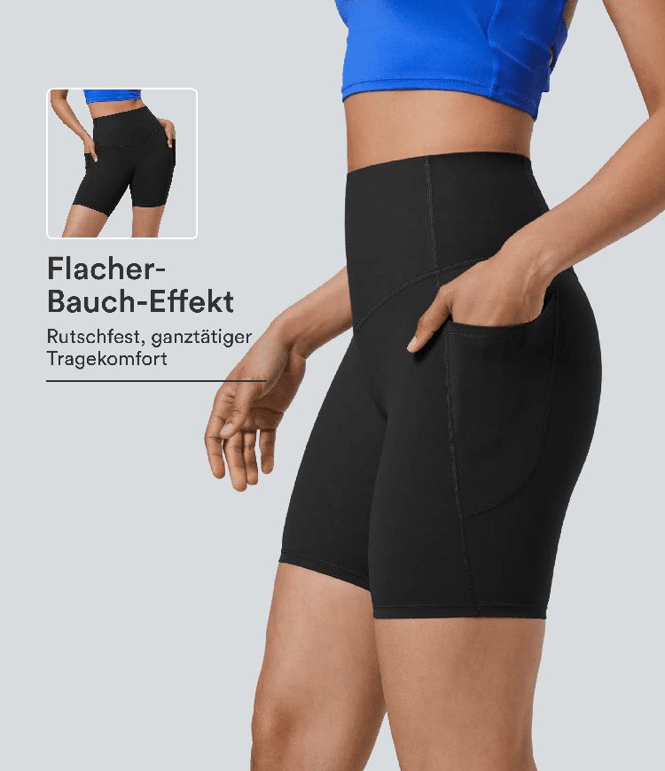 Halara UltraSculpt™ - Formende Workout-Shorts mit hohe Bund, Seitentaschen und Bauchkontrolle - 17,8 cm Halara UltraSculpt™ - Formende Workout-Shorts mit hohe Bund, Seitentaschen und Bauchkontrolle - 17,8 cm