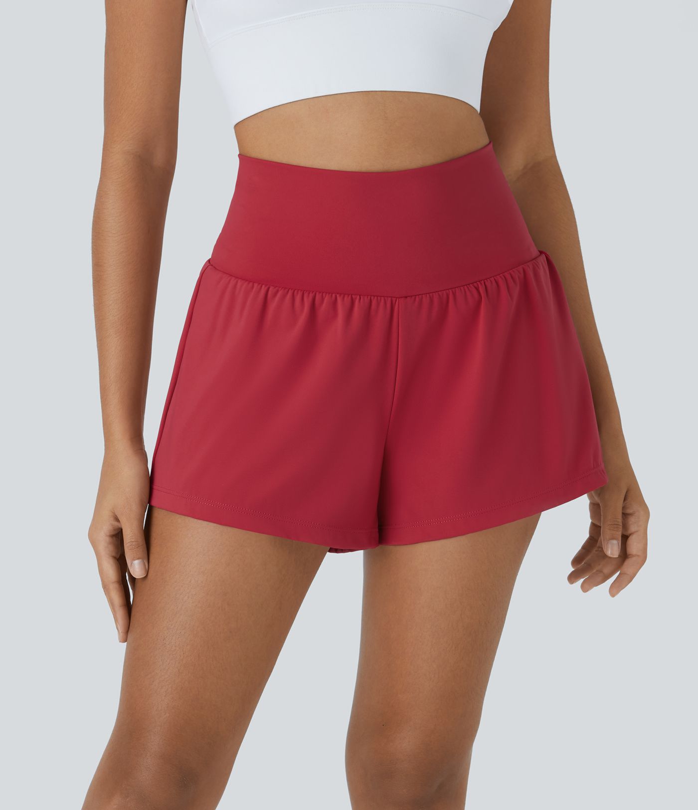 2-in-1-Fitness-Shorts mit Gesäßtasche und seitlicher versteckter Tasche 7,6 cm 2-in-1-Fitness-Shorts mit Gesäßtasche und seitlicher versteckter Tasche 7,6 cm
