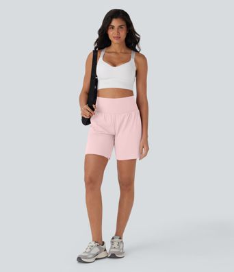 Softlyzero™ Airy - 2-in-1 Yoga-Shorts mit superhohem Bund, mehreren Taschen und Cool-Touch - 17,78 cm Softlyzero™ Airy - 2-in-1 Yoga-Shorts mit superhohem Bund, mehreren Taschen und Cool-Touch - 17,78 cm