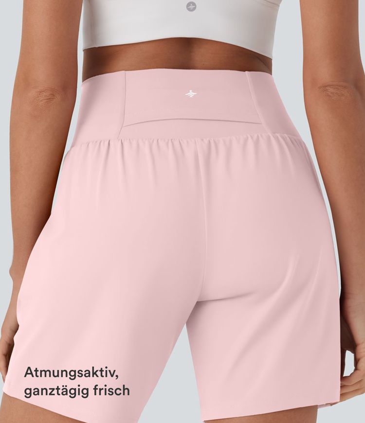 Softlyzero™ Airy - 2-in-1 Yoga-Shorts mit superhohem Bund, mehreren Taschen und Cool-Touch - 17,78 cm Softlyzero™ Airy - 2-in-1 Yoga-Shorts mit superhohem Bund, mehreren Taschen und Cool-Touch - 17,78 cm