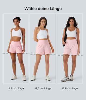 Softlyzero™ Airy - 2-in-1 Yoga-Shorts mit superhohem Bund, mehreren Taschen und InstantCool - 17,78 cm Softlyzero™ Airy - 2-in-1 Yoga-Shorts mit superhohem Bund, mehreren Taschen und InstantCool - 17,78 cm