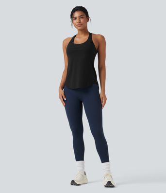 Débardeur running Halara UltraSculpt™ col rond dos croisé bonnets E-G Débardeur running Halara UltraSculpt™ col rond dos croisé bonnets E-G