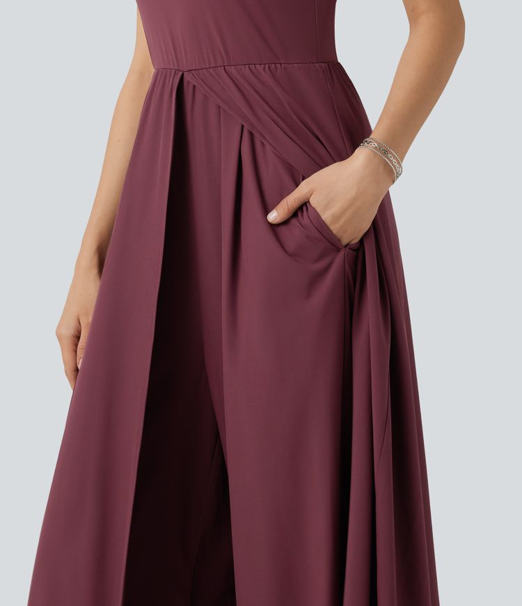 Combinaison sans manches à séchage rapide Breezeful™ avec poches - Édition Easy Peasy Combinaison sans manches à séchage rapide Breezeful™ avec poches - Édition Easy Peasy
