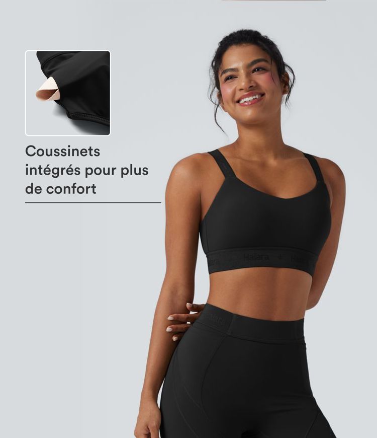 Brassière de sport SpeedWave™ maintien léger séchage rapide running Brassière de sport SpeedWave™ maintien léger séchage rapide running