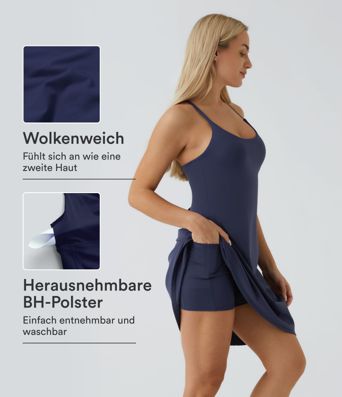 Everyday Softlyzero™ Airy rückenfreies 2-in-1-Aktivitätskleid – Euphoria Air – längeres Kleid und verstellbare Träger Everyday Softlyzero™ Airy rückenfreies 2-in-1-Aktivitätskleid – Euphoria Air – längeres Kleid und verstellbare Träger