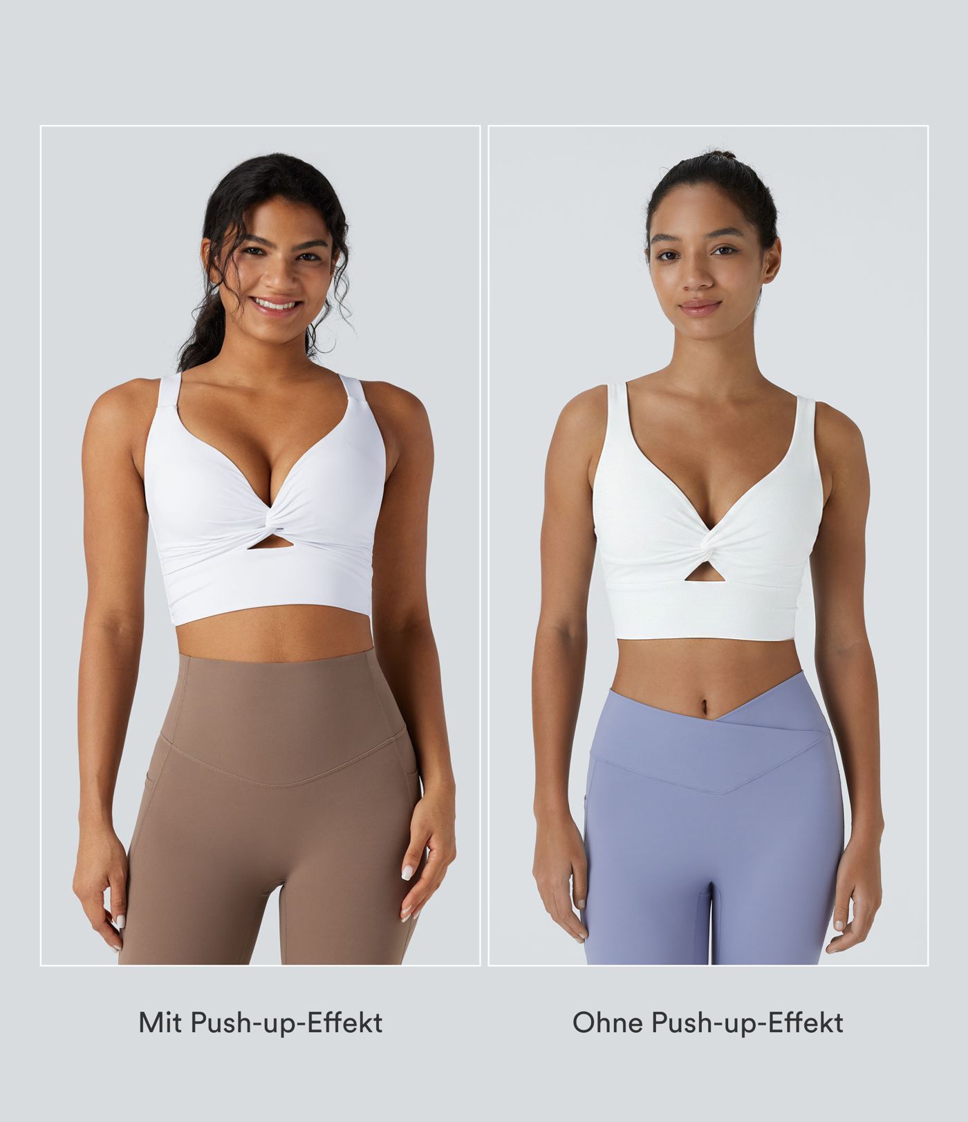 Halara UltraSculpt™ - Yoga-Sport-BH mit leichtem Support und geformten Körbchen - Push-Up
