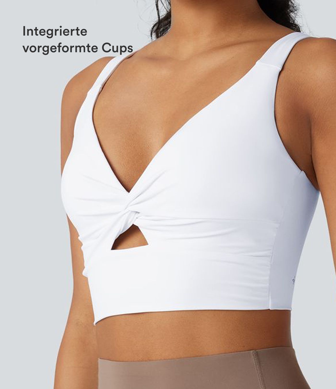 Halara UltraSculpt™ - Yoga-Sport-BH mit leichtem Support und geformten Körbchen - Push-Up