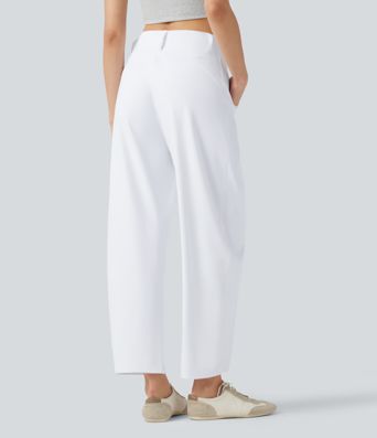 DayStretch hoch geschnittene Barrel-Leg-Freizeithose mit Taschen DayStretch hoch geschnittene Barrel-Leg-Freizeithose mit Taschen