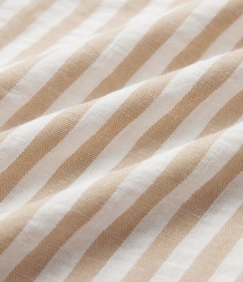 Stripe Casual Linen-Feel Overalls with Pockets Stripe Casual Linen-Feel Overalls with Pockets