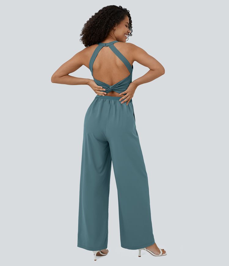 Breezeful™ combinaison de yoga avec découpes, sans manches et avec poches, fluide et à séchage rapide Breezeful™ combinaison de yoga avec découpes, sans manches et avec poches, fluide et à séchage rapide