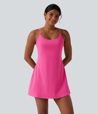 Softlyzero™ Plush Tummy Control Active Dress with Pockets-Easy Peezy Edition Softlyzero™ Plush Tummy Control Active Dress with Pockets-Easy Peezy Edition