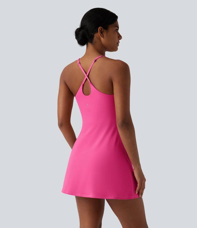 Softlyzero™ Plush Tummy Control Active Dress with Pockets-Easy Peezy Edition Softlyzero™ Plush Tummy Control Active Dress with Pockets-Easy Peezy Edition