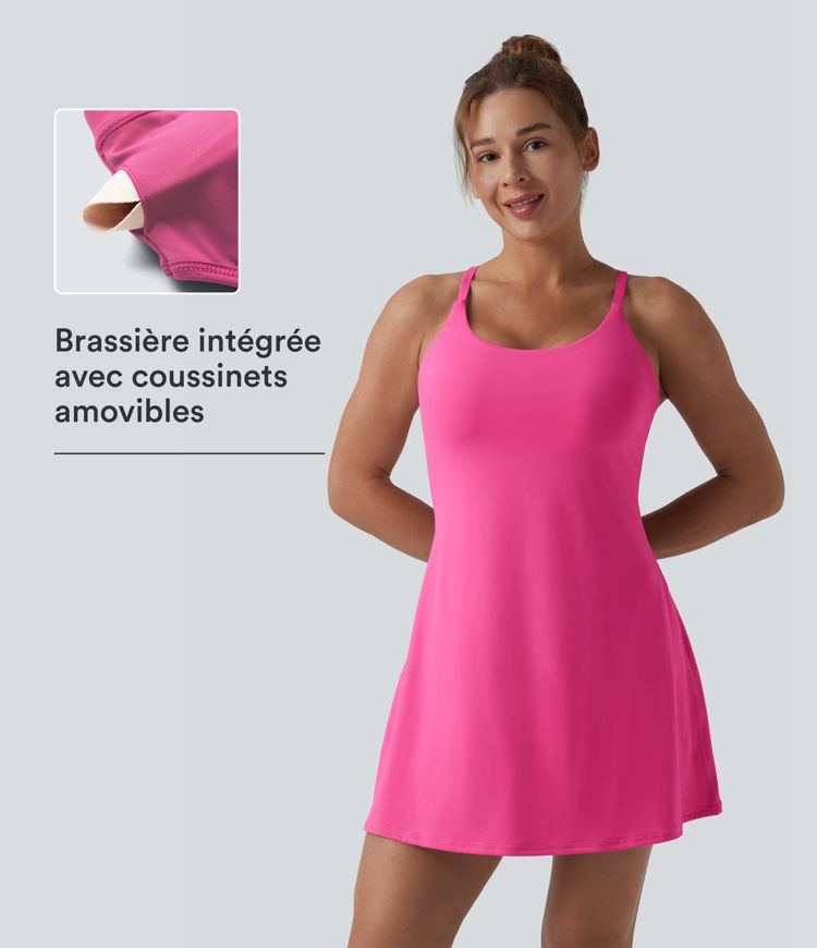 Robe sport dos nu Softlyzero™ Plush - Édition Easy Peasy E-G