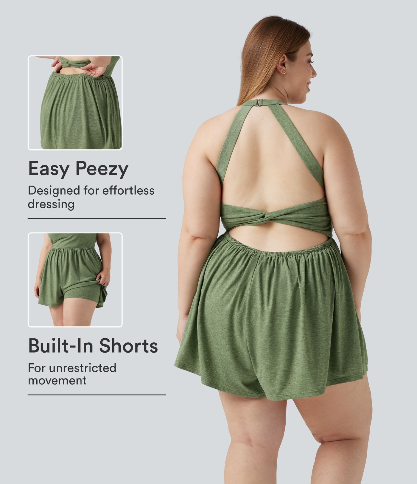 Combinaison rembourrée 2-en-1 grande taille avec poches — édition Easy Peezy Combinaison rembourrée 2-en-1 grande taille avec poches — édition Easy Peezy