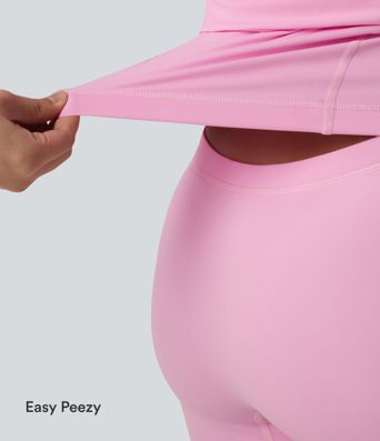 Softlyzero™ Airy - 2-ni-1 Yoga-Minikleid mit Rundhalsausschnitt, Seitentaschen, kurzen Ärmeln und InstantCool - Easy Peezy Edition Softlyzero™ Airy - 2-ni-1 Yoga-Minikleid mit Rundhalsausschnitt, Seitentaschen, kurzen Ärmeln und InstantCool - Easy Peezy Edition