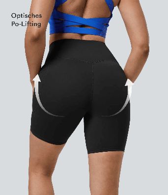 Halara UltraSculpt™ - Formende Workout-Shorts mit hohe Bund, Seitentaschen und Bauchkontrolle - 17,8 cm Halara UltraSculpt™ - Formende Workout-Shorts mit hohe Bund, Seitentaschen und Bauchkontrolle - 17,8 cm