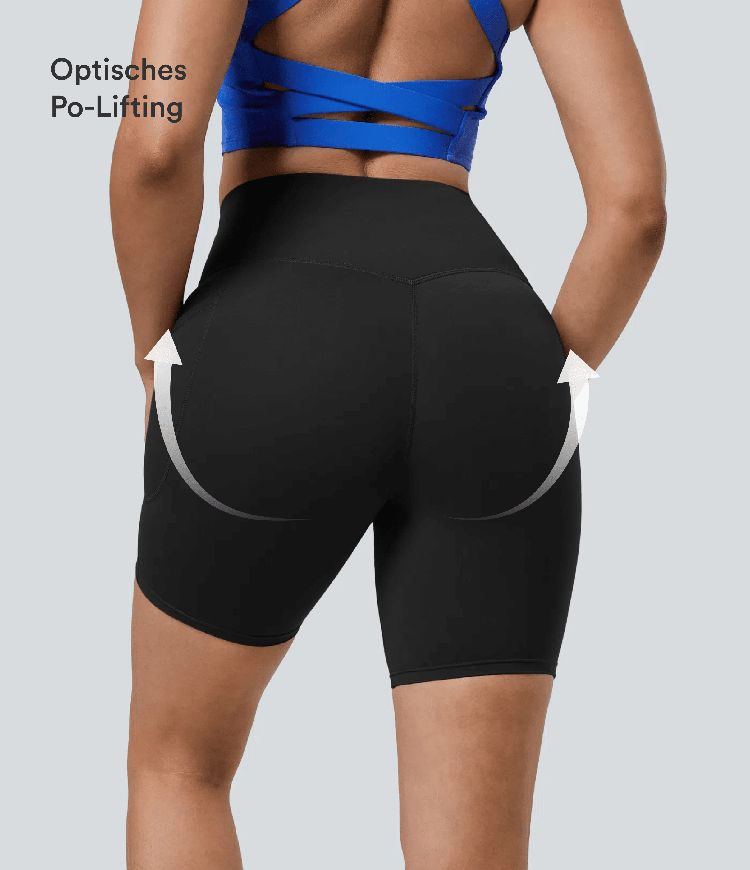 Halara UltraSculpt™ - Formende Workout-Shorts mit hohe Bund, Seitentaschen und Bauchkontrolle - 17,8 cm Halara UltraSculpt™ - Formende Workout-Shorts mit hohe Bund, Seitentaschen und Bauchkontrolle - 17,8 cm