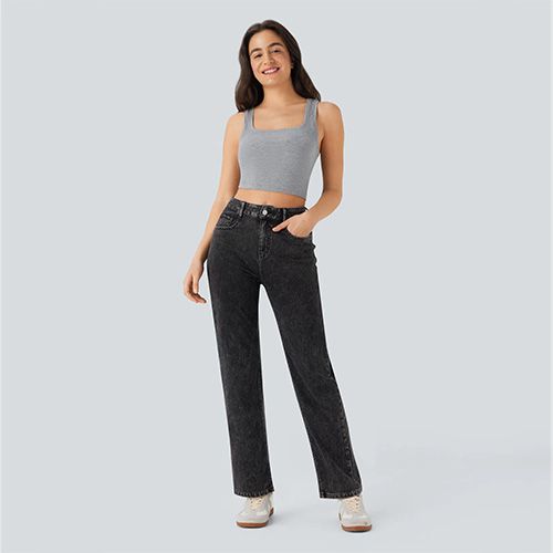 Straight Leg Jeans