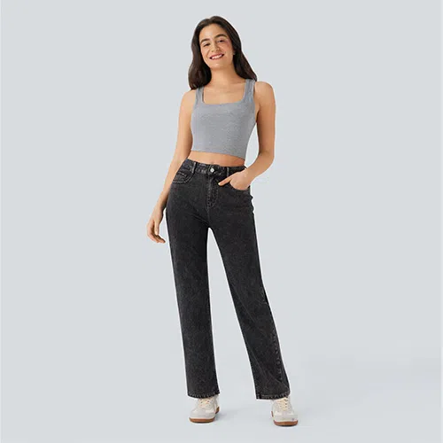 Straight Leg Jeans