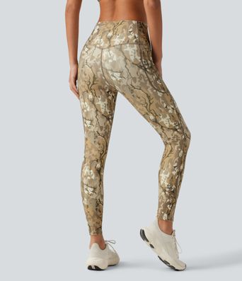 Halara UltraSculpt™ Camo Print High Waisted Tummy Control Yoga Leggings with Pockets