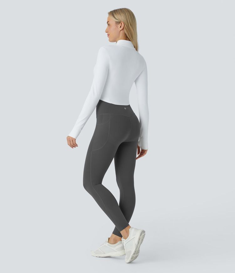 Legging d'entraînement gainant galbant taille haute avec poches Halara UltraSculpt™