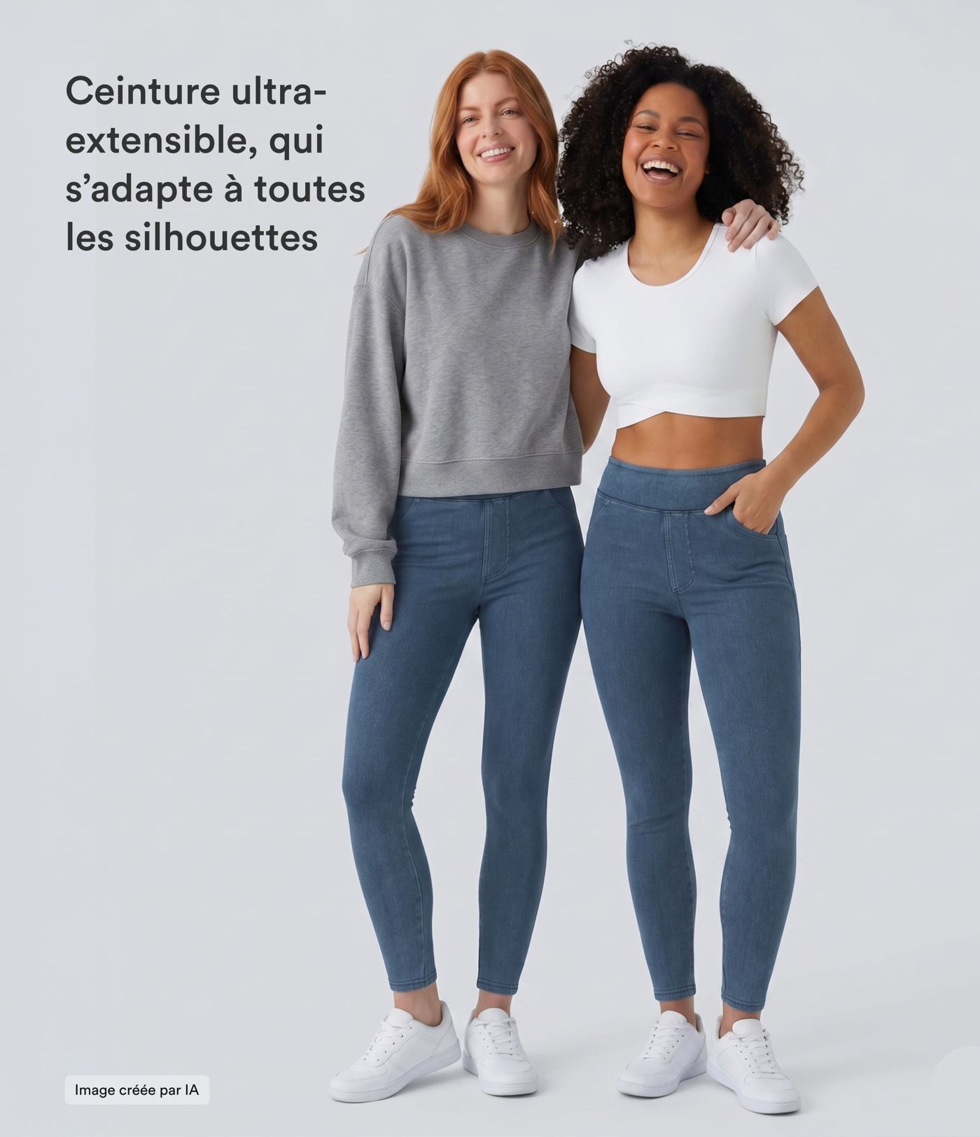 Halara Flex™ Jegging Casual Taille Haute Tricot Extensible Poche Latérale Arrière