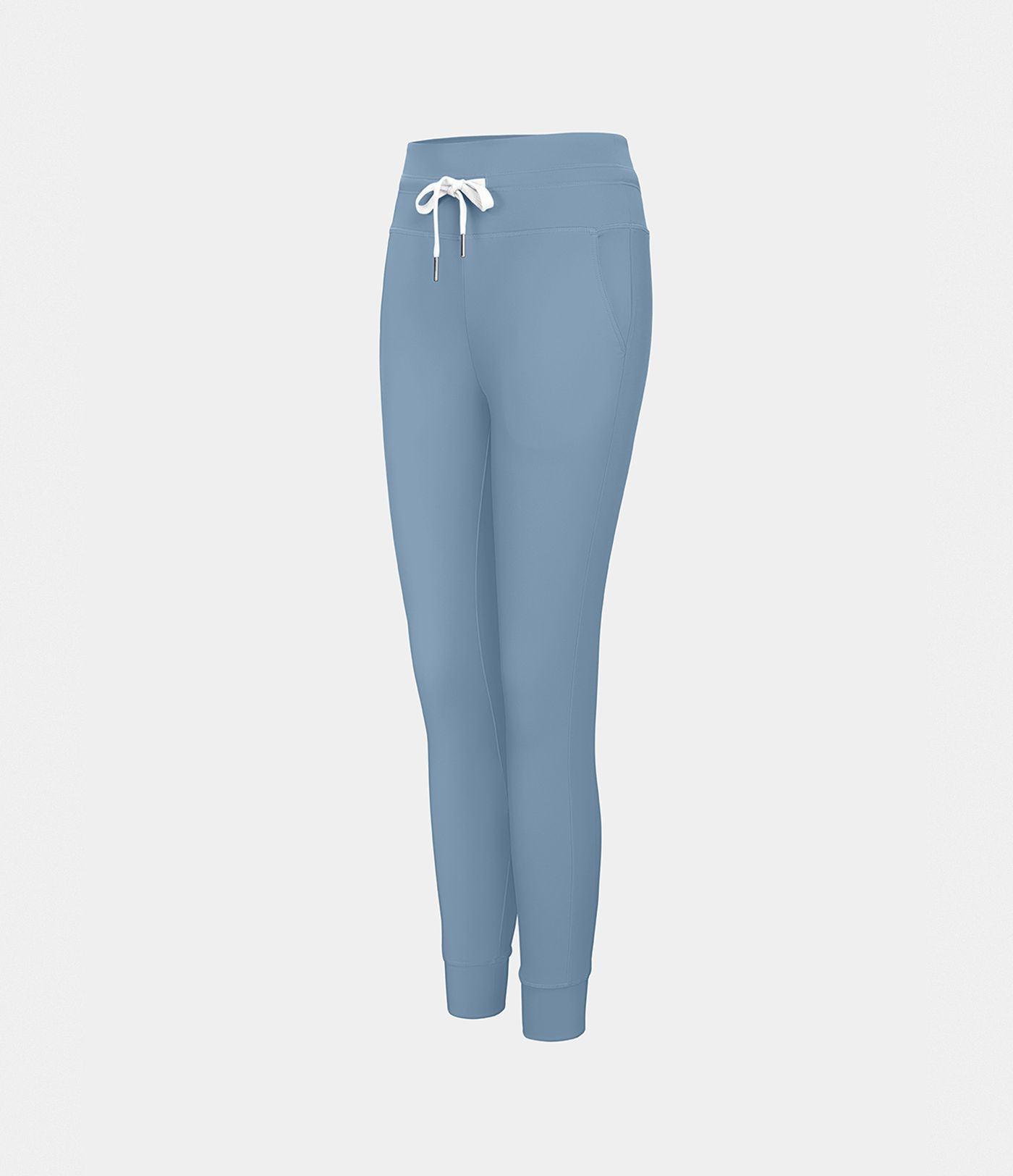 Softlyzero™ Plush Jogginghose mit hohem Bund, Kordelzug, Seitentasche, schlichte Jogginghose in voller Länge
