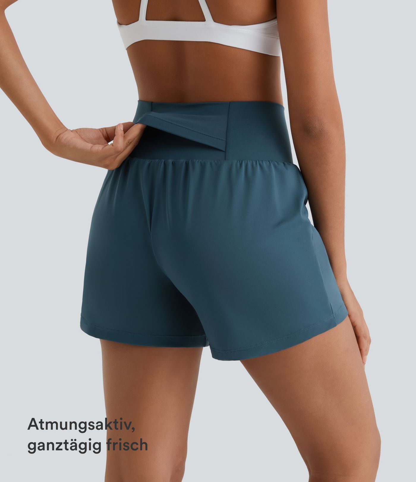 SoftlyZero™ Airy - Super hoch taillierte 2-in-1-Yoga-Shorts mit Gesäßtasche und Seitentasche-längere Länge SoftlyZero™ Airy - Super hoch taillierte 2-in-1-Yoga-Shorts mit Gesäßtasche und Seitentasche-längere Länge