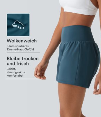 SoftlyZero™ Airy - Super hoch taillierte 2-in-1-Yoga-Shorts mit Gesäßtasche und Seitentasche-längere Länge SoftlyZero™ Airy - Super hoch taillierte 2-in-1-Yoga-Shorts mit Gesäßtasche und Seitentasche-längere Länge