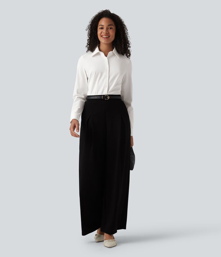 Chemise de travail infroissable à séchage rapide col manches longues Chemise de travail infroissable à séchage rapide col manches longues