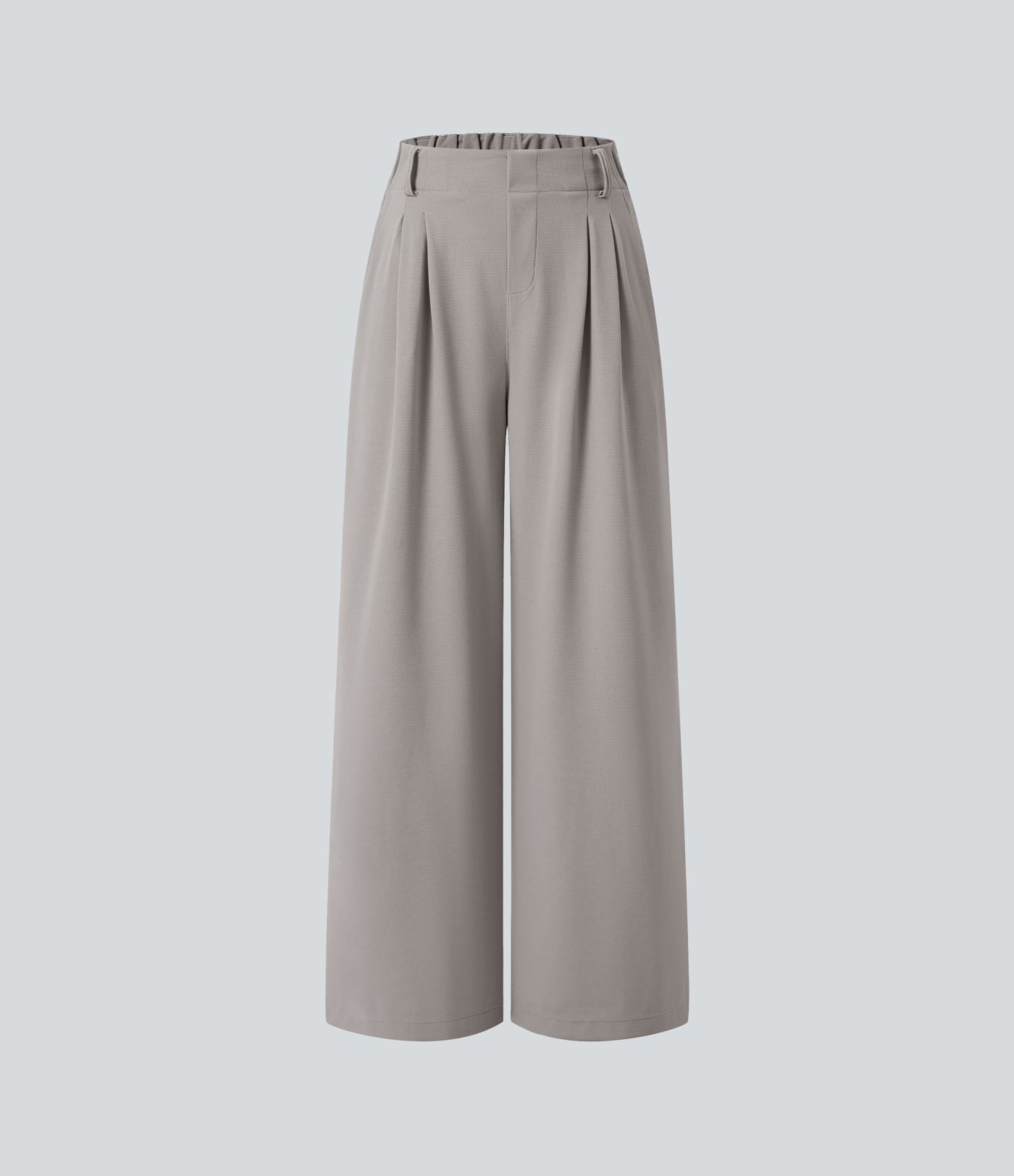 Halara Flex™ High Waisted Pocket Wide Leg Waffle Work Trousers