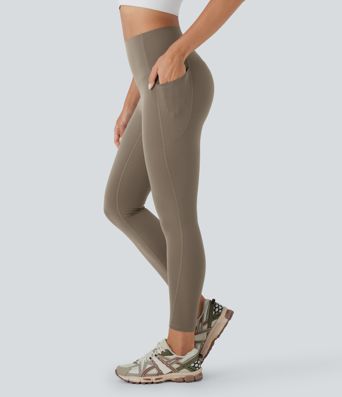 Halara UltraSculpt™ SoCinched leggings de entrenamiento 7/8 de talle alto, moldeadores para el abdomen, con ropa interior integrada, tratamiento antibacteriano y bolsillos Halara UltraSculpt™ SoCinched leggings de entrenamiento 7/8 de talle alto, moldeadores para el abdomen, con ropa interior integrada, tratamiento antibacteriano y bolsillos