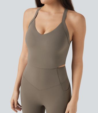 Halara UltraSculpt™ Tummy Control Training Jumpsuit with Pockets-Easy Peezy Edition