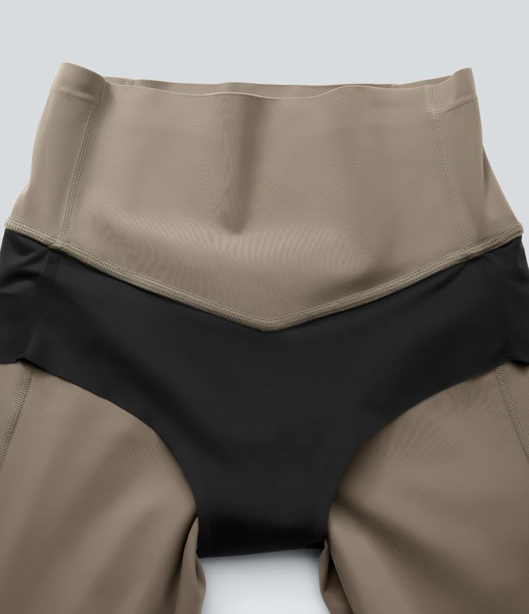 Halara UltraSculpt™ High Waisted Tummy Control Built-in Underwear Anti-Bacterial Shaping 7/8 Workout Leggings with Pockets Halara UltraSculpt™ High Waisted Tummy Control Built-in Underwear Anti-Bacterial Shaping 7/8 Workout Leggings with Pockets