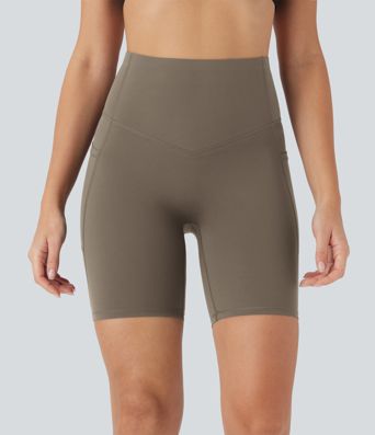 Halara UltraSculpt™ High Waisted Butt Lifting Tummy Control Pocket Shaping Training Biker Shorts 7'' Halara UltraSculpt™ High Waisted Butt Lifting Tummy Control Pocket Shaping Training Biker Shorts 7''