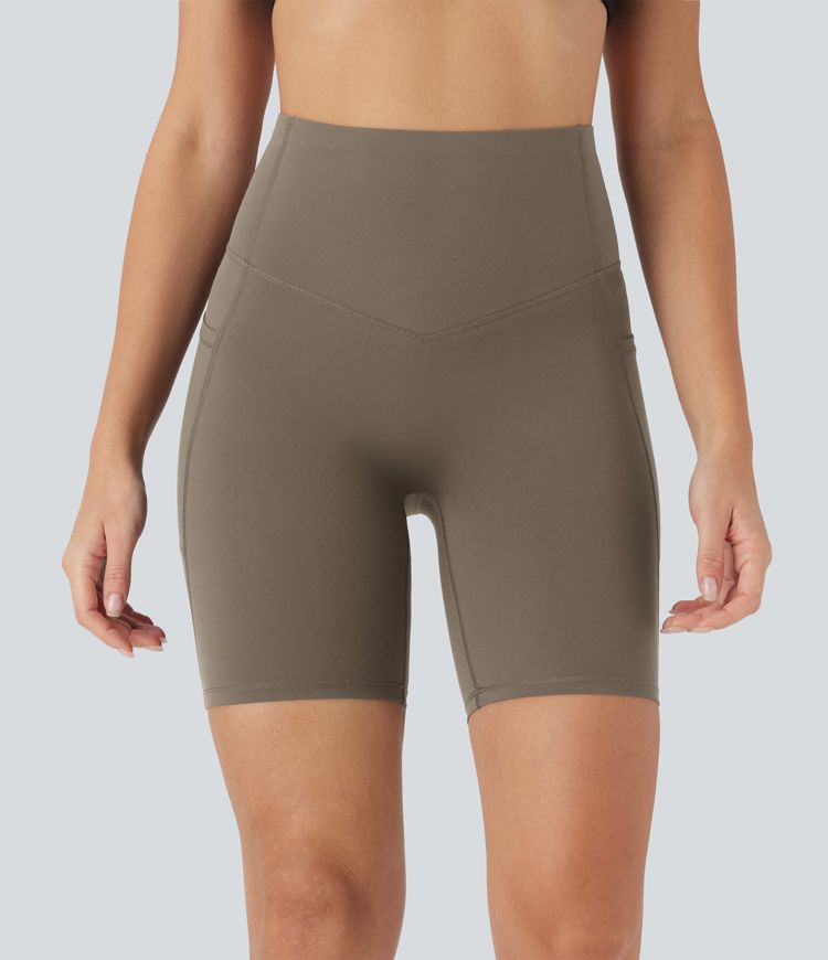 Halara UltraSculpt™ High Waisted Butt Lifting Tummy Control Pocket Shaping Training Biker Shorts 7'' Halara UltraSculpt™ High Waisted Butt Lifting Tummy Control Pocket Shaping Training Biker Shorts 7''