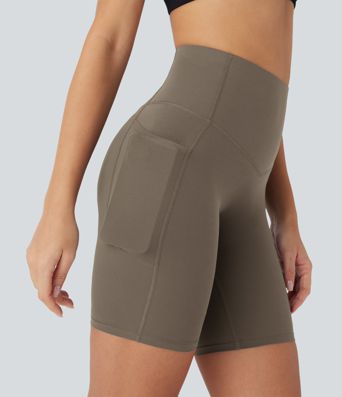 Halara UltraSculpt™ High Waisted Butt Lifting Tummy Control Pocket Shaping Training Biker Shorts 7'' Halara UltraSculpt™ High Waisted Butt Lifting Tummy Control Pocket Shaping Training Biker Shorts 7''