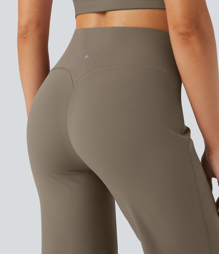 Halara UltraSculpt™ High Waisted Tummy Control Straight Leg Yoga Pants with Pockets Halara UltraSculpt™ High Waisted Tummy Control Straight Leg Yoga Pants with Pockets