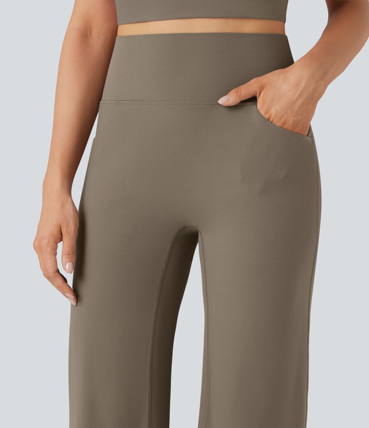 Halara UltraSculpt™ High Waisted Tummy Control Straight Leg Yoga Pants with Pockets Halara UltraSculpt™ High Waisted Tummy Control Straight Leg Yoga Pants with Pockets