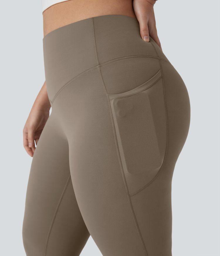 Pantalon de yoga à coupe bootcut gainant taille haute grande taille avec poches Halara UltraSculpt™ Pantalon de yoga à coupe bootcut gainant taille haute grande taille avec poches Halara UltraSculpt™