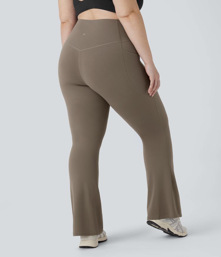 Pantalon de yoga à coupe bootcut gainant taille haute grande taille avec poches Halara UltraSculpt™ Pantalon de yoga à coupe bootcut gainant taille haute grande taille avec poches Halara UltraSculpt™