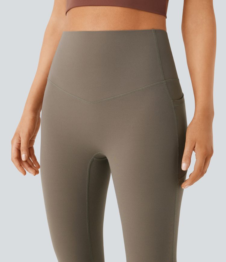 Halara UltraSculpt™ High Waisted Tummy Control Pocket Shaping Yoga Bootcut Leggings